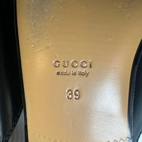 Gucci Princetown Leather Mules Slides in Nero 39 - Picture 4 of 16